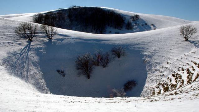 Mortaro Grande in cima al Subasio